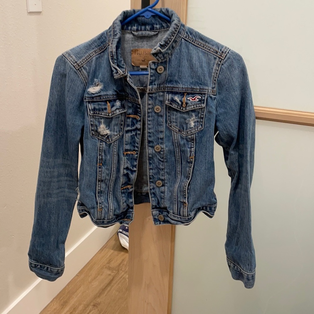 Hollister denim jacket size XS